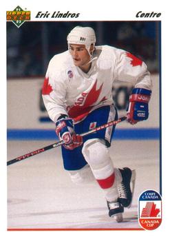 #9a Eric Lindros - Canada - 1991-92 Upper Deck French Hockey