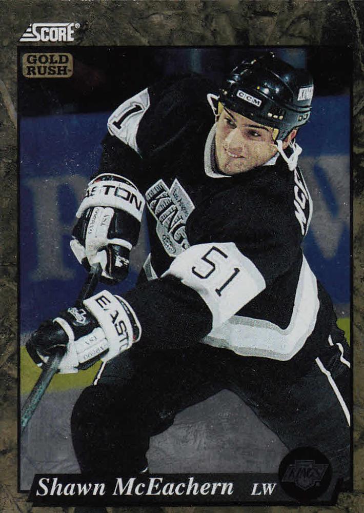 #497 Shawn McEachern  - Los Angeles Kings - 1993-94 Score - Gold Rush Hockey