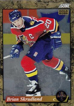 #505 Brian Skrudland  - Florida Panthers - 1993-94 Score - Gold Rush Hockey