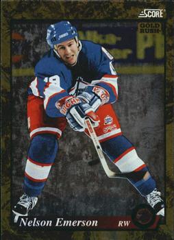 #506 Nelson Emerson  - Winnipeg Jets - 1993-94 Score - Gold Rush Hockey