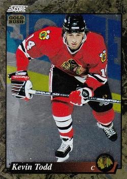 #507 Kevin Todd  - Chicago Blackhawks - 1993-94 Score - Gold Rush Hockey