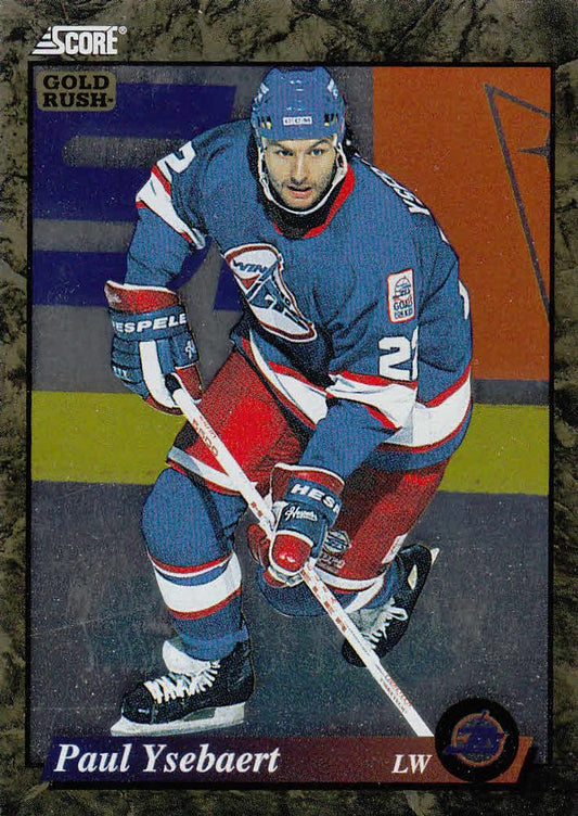 #517 Paul Ysebaert  - Winnipeg Jets - 1993-94 Score - Gold Rush Hockey