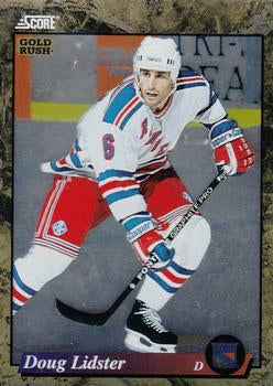 #524 Doug Lidster  - New York Rangers - 1993-94 Score - Gold Rush Hockey