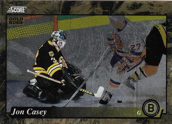 #526 Jon Casey  - Boston Bruins - 1993-94 Score - Gold Rush Hockey