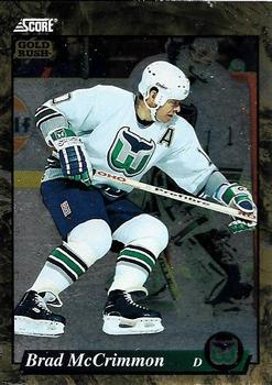 #527 Brad McCrimmon  - Hartford Whalers - 1993-94 Score - Gold Rush Hockey