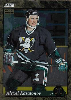 #528 Alexei Kasatonov  - Anaheim Mighty Ducks - 1993-94 Score - Gold Rush Hockey