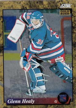 #533 Glenn Healy  - New York Rangers - 1993-94 Score - Gold Rush Hockey