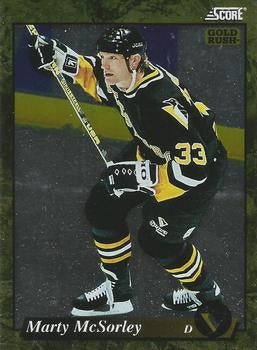 #542 Marty McSorley  - Pittsburgh Penguins - 1993-94 Score - Gold Rush Hockey
