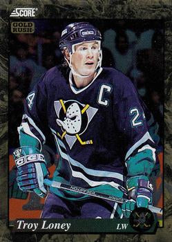 #547 Troy Loney  - Anaheim Mighty Ducks - 1993-94 Score - Gold Rush Hockey
