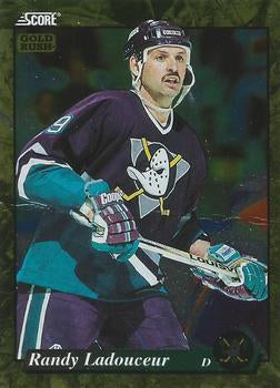 #553 Randy Ladouceur  - Anaheim Mighty Ducks - 1993-94 Score - Gold Rush Hockey