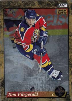#554 Tom Fitzgerald  - Florida Panthers - 1993-94 Score - Gold Rush Hockey