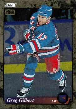 #561 Greg Gilbert  - New York Rangers - 1993-94 Score - Gold Rush Hockey