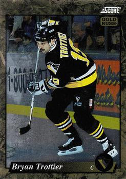 #567 Bryan Trottier  - Pittsburgh Penguins - 1993-94 Score - Gold Rush Hockey