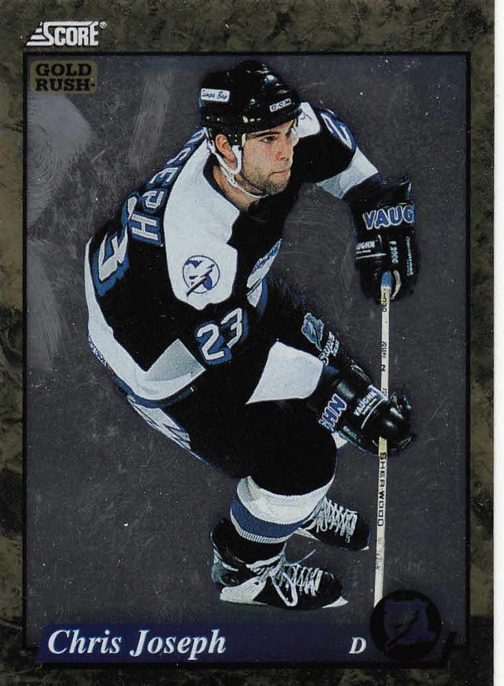 #576 Chris Joseph  - Tampa Bay Lightning - 1993-94 Score - Gold Rush Hockey