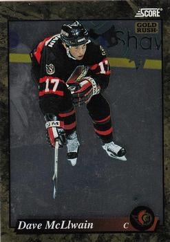 #583 Dave McLlwain  - Ottawa Senators - 1993-94 Score - Gold Rush Hockey