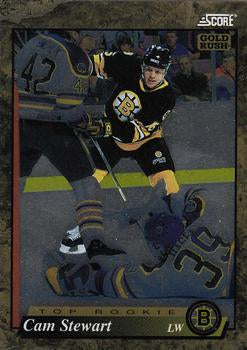 #588 Cam Stewart  - Boston Bruins - 1993-94 Score - Gold Rush Hockey