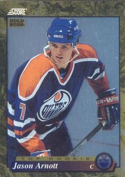 #594 Jason Arnott  - Edmonton Oilers - 1993-94 Score - Gold Rush Hockey