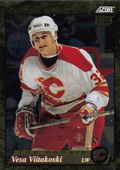 #622 Vesa Viitakoski  - Calgary Flames - 1993-94 Score - Gold Rush Hockey
