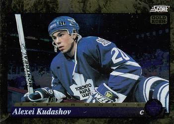 #623 Alexei Kudashov  - Toronto Maple Leafs - 1993-94 Score - Gold Rush Hockey