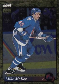 #630 Mike McKee  - Quebec Nordiques - 1993-94 Score - Gold Rush Hockey