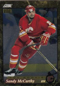#633 Sandy McCarthy  - Calgary Flames - 1993-94 Score - Gold Rush Hockey