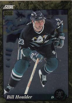 #639 Bill Houlder  - Anaheim Mighty Ducks - 1993-94 Score - Gold Rush Hockey