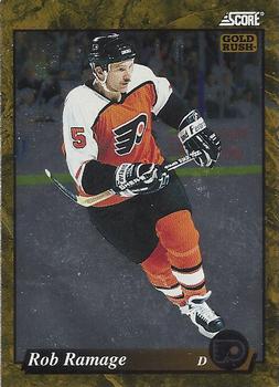 #653 Rob Ramage  - Philadelphia Flyers - 1993-94 Score - Gold Rush Hockey
