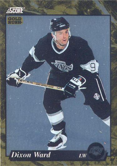 #654 Dixon Ward  - Los Angeles Kings - 1993-94 Score - Gold Rush Hockey