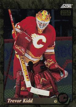 #660 Trevor Kidd  - Calgary Flames - 1993-94 Score - Gold Rush Hockey