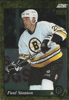 #510 Paul Stanton  - Boston Bruins - 1993-94 Score - Gold Rush Hockey