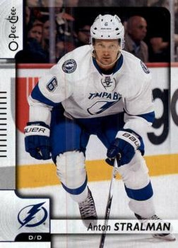 #484 Anton Stralman - Tampa Bay Lightning - 2017-18 O-Pee-Chee Hockey