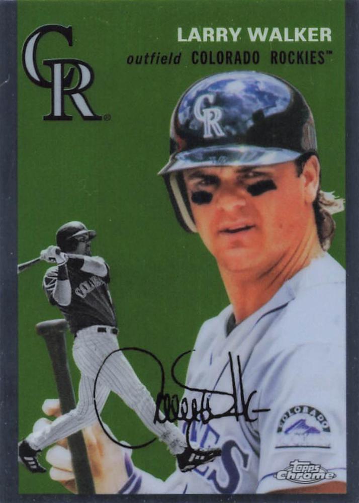#484 Larry Walker - Colorado Rockies - 2023 Topps Chrome Platinum Anniversary Baseball
