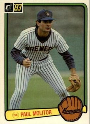 #484 Paul Molitor - Milwaukee Brewers - 1983 Donruss Baseball