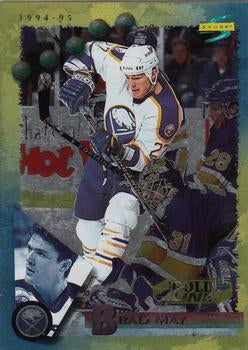 #104 Brad May - Buffalo Sabres - 1994-95 Score - Gold Line Hockey