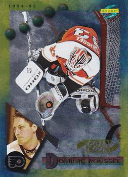 #105 Dominic Roussel - Philadelphia Flyers - 1994-95 Score - Gold Line Hockey