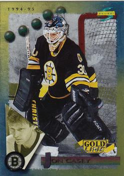 #111 Jon Casey - Boston Bruins - 1994-95 Score - Gold Line Hockey