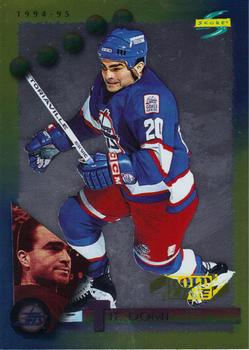 #123 Tie Domi - Winnipeg Jets - 1994-95 Score - Gold Line Hockey