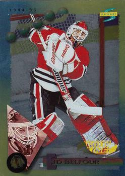 #149 Ed Belfour - Chicago Blackhawks - 1994-95 Score - Gold Line Hockey