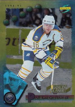 #2 Pat LaFontaine - Buffalo Sabres - 1994-95 Score - Gold Line Hockey
