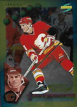 #8 James Patrick - Calgary Flames - 1994-95 Score - Gold Line Hockey