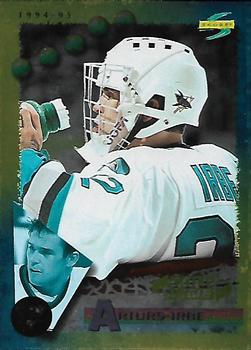 #10 Arturs Irbe - San Jose Sharks - 1994-95 Score - Gold Line Hockey