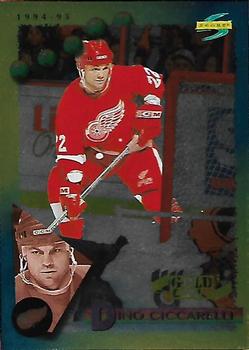#19 Dino Ciccarelli - Detroit Red Wings - 1994-95 Score - Gold Line Hockey