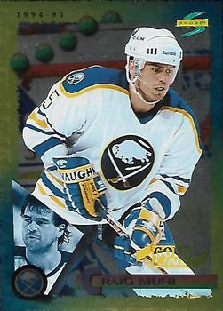 #29 Craig Muni - Buffalo Sabres - 1994-95 Score - Gold Line Hockey