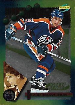 #33 Igor Kravchuk - Edmonton Oilers - 1994-95 Score - Gold Line Hockey