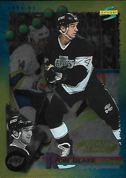 #47 Rob Blake - Los Angeles Kings - 1994-95 Score - Gold Line Hockey