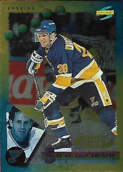 #52 Steve Duchesne - St. Louis Blues - 1994-95 Score - Gold Line Hockey