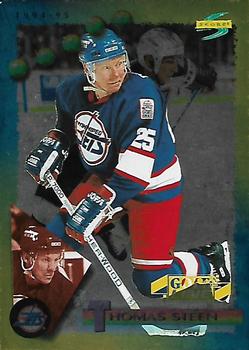#65 Thomas Steen - Winnipeg Jets - 1994-95 Score - Gold Line Hockey