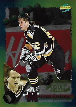 #82 Martin Straka - Pittsburgh Penguins - 1994-95 Score - Gold Line Hockey