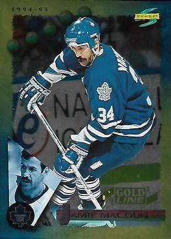 #106 Jamie Macoun - Toronto Maple Leafs - 1994-95 Score - Gold Line Hockey