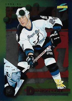 #131 Danton Cole - Tampa Bay Lightning - 1994-95 Score - Gold Line Hockey